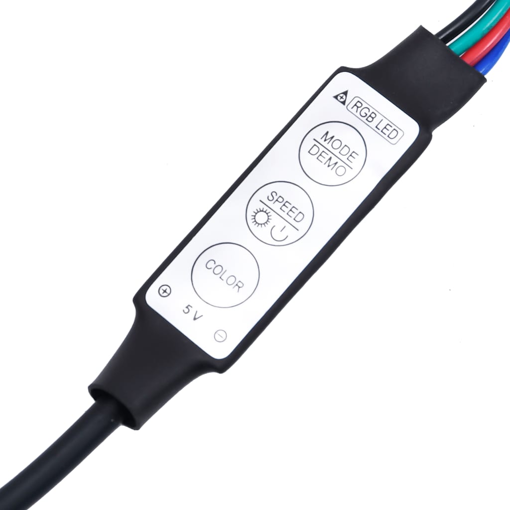 Konferenční Stolek S Infinity Led Černý 70 X 50 X 30 Cm Černá