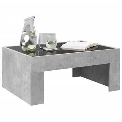 Konferenční Stolek S Infinity Led Betonově Šedý 70 X 50 X 30 Cm Betonová Šedá