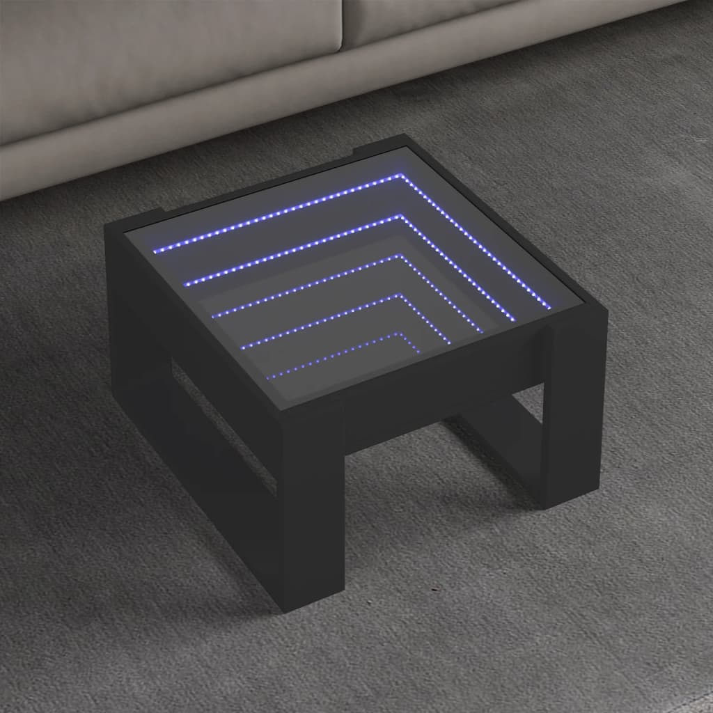 Konferenční Stolek S Infinity Led Betonově Šedý 50X53X30 Cm
