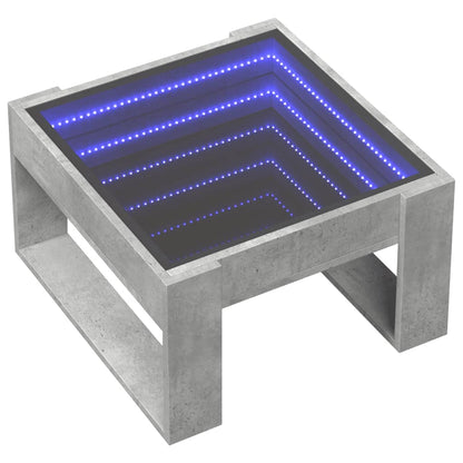 Konferenční Stolek S Infinity Led Betonově Šedý 50X53X30 Cm