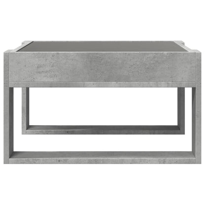 Konferenční Stolek S Infinity Led Betonově Šedý 50X53X30 Cm