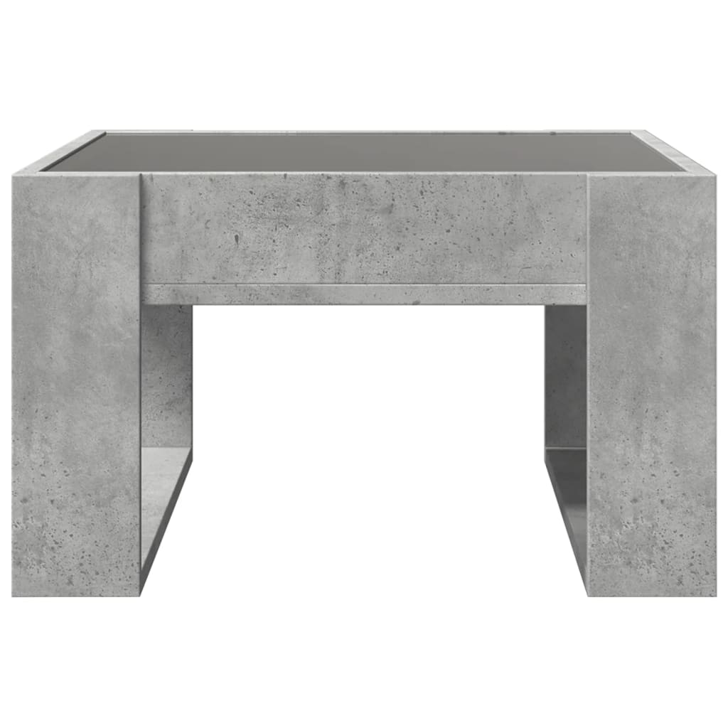Konferenční Stolek S Infinity Led Betonově Šedý 50X53X30 Cm