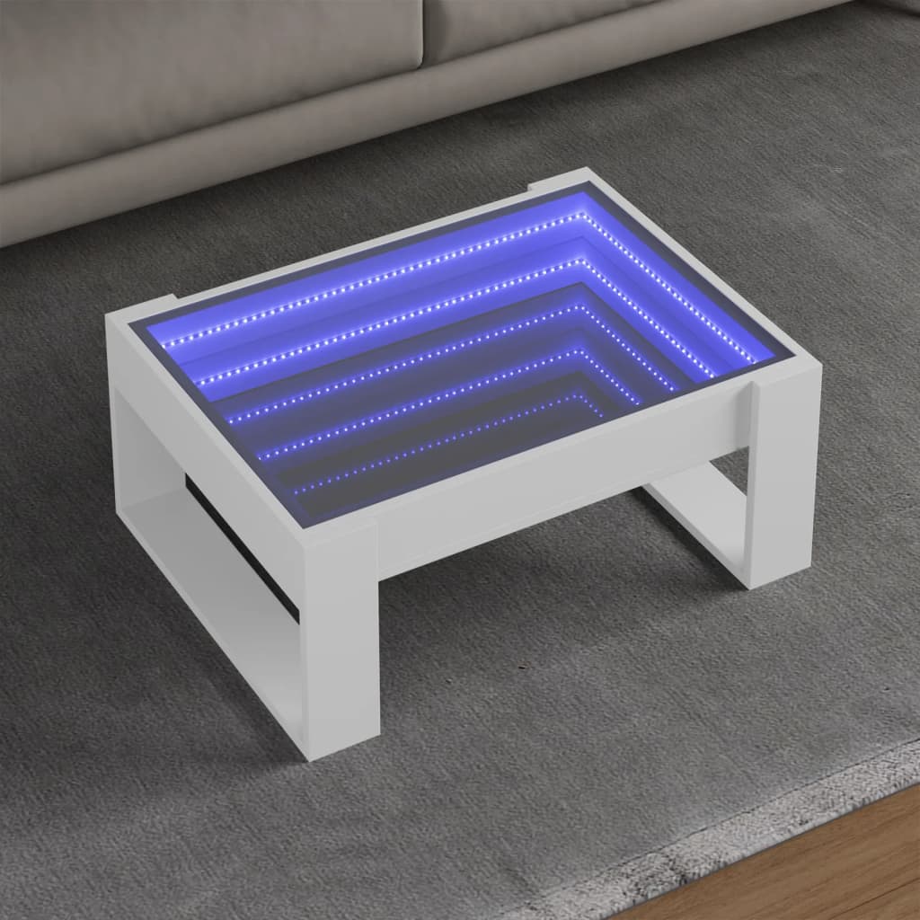 Konferenční Stolek S Infinity Led Betonově Šedý 50X53X30 Cm
