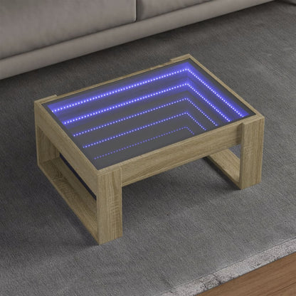 Konferenční Stolek S Infinity Led Betonově Šedý 50X53X30 Cm
