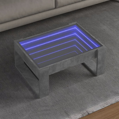 Konferenční Stolek S Infinity Led Betonově Šedý 50X53X30 Cm