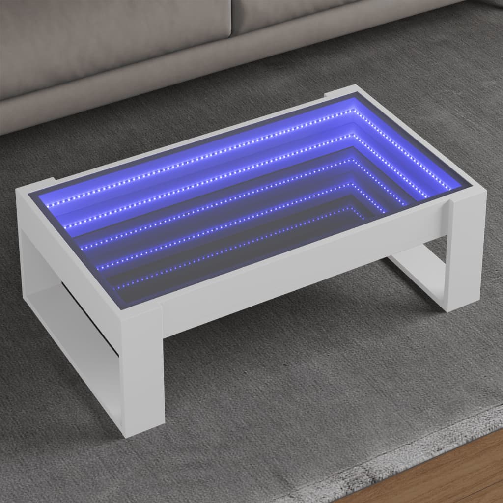 Konferenční Stolek S Infinity Led Betonově Šedý 50X53X30 Cm