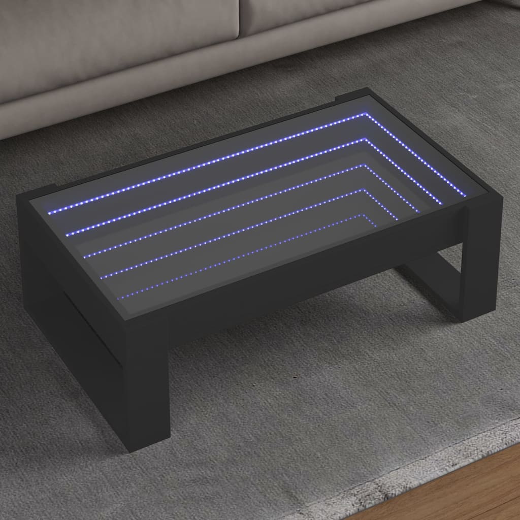 Konferenční Stolek S Infinity Led Betonově Šedý 50X53X30 Cm
