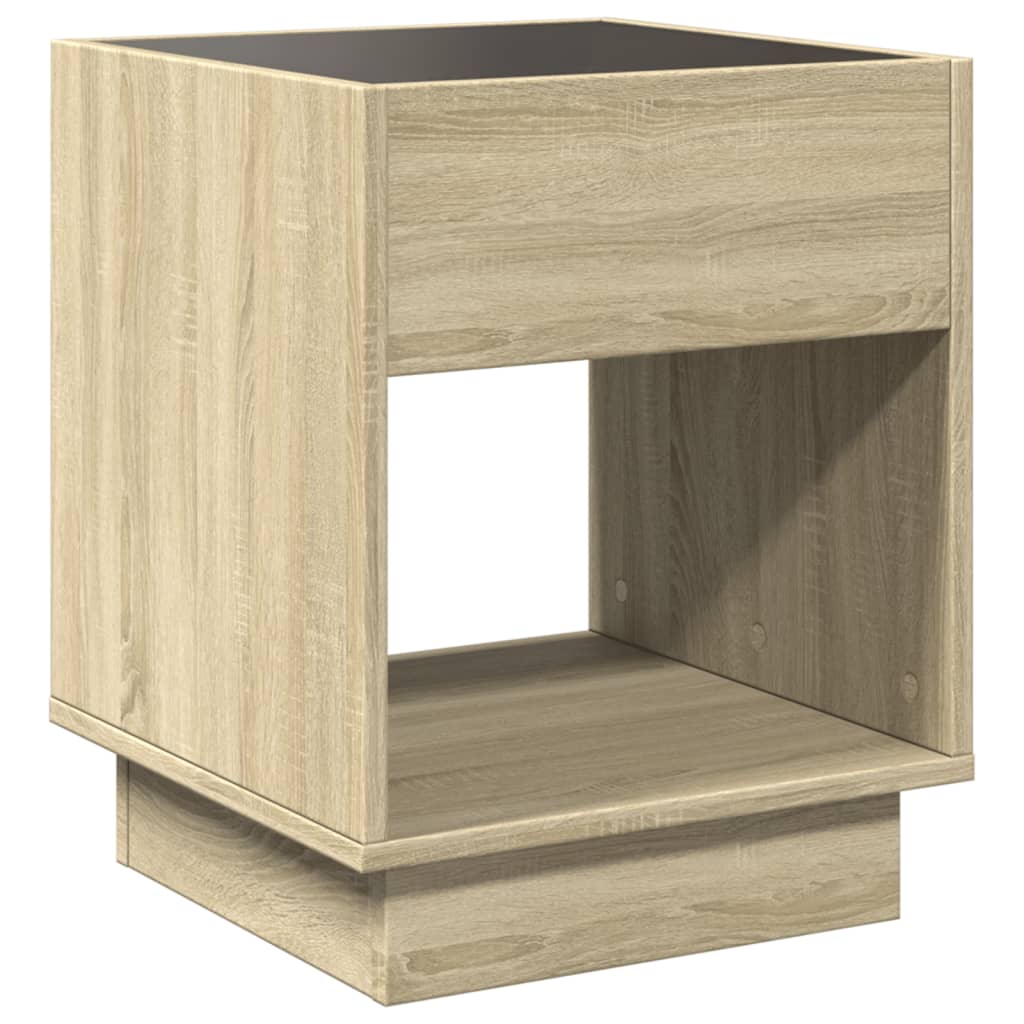 Konferenční Stolek S Infinity Led 40 X 40 X 50 Cm