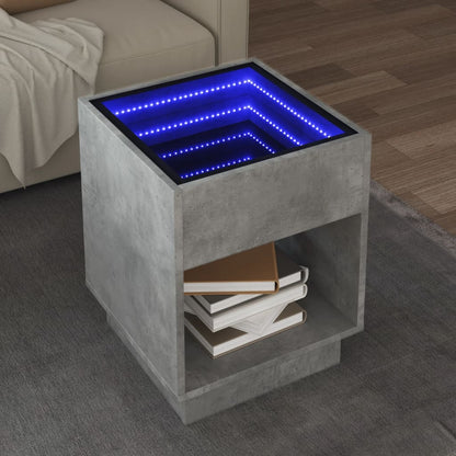 Konferenční Stolek S Infinity Led 40 X 40 X 50 Cm