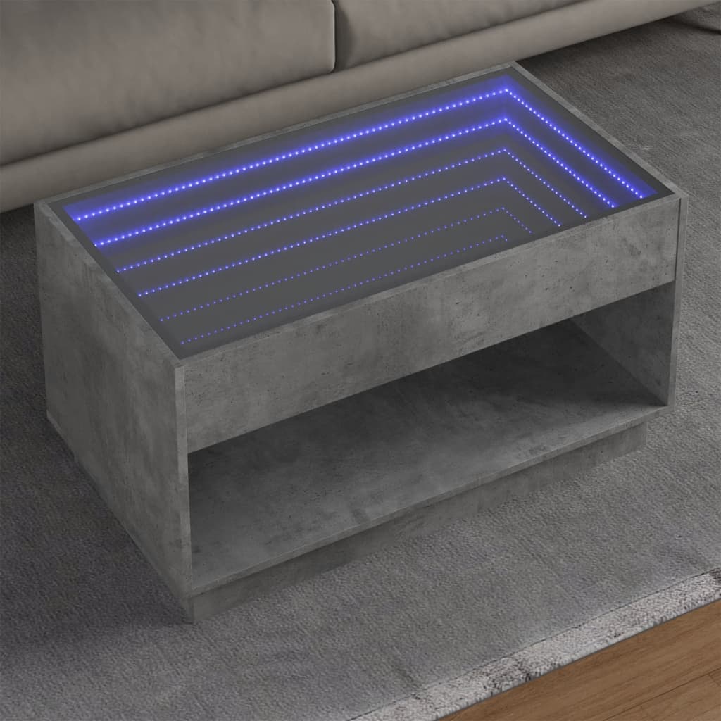 Konferenční Stolek S Infinity Led 40 X 40 X 50 Cm