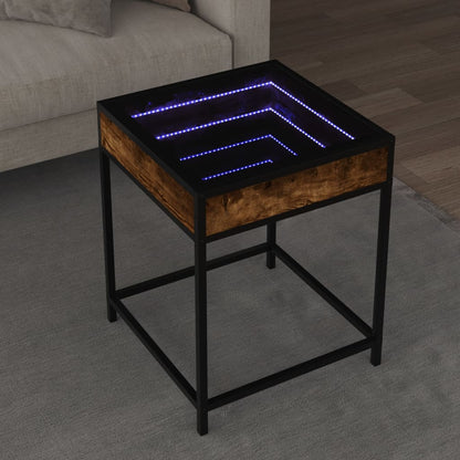 Konferenční Stolek S Infinity Led Šedý Sonoma