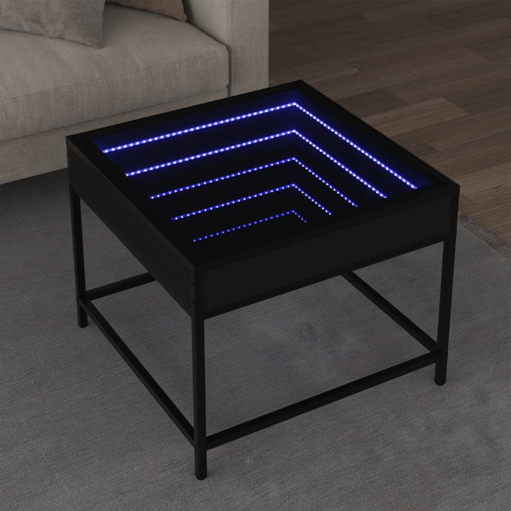 Konferenční Stolek S Infinity Led Šedý Sonoma