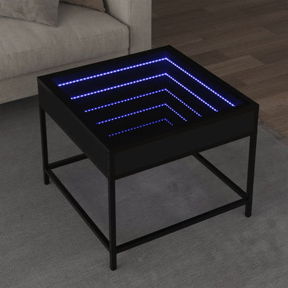 Konferenční Stolek S Infinity Led Šedý Sonoma