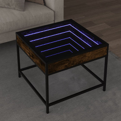 Konferenční Stolek S Infinity Led Šedý Sonoma