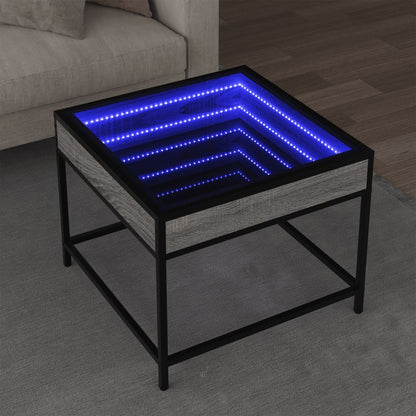 Konferenční Stolek S Infinity Led Šedý Sonoma
