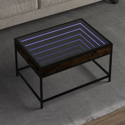 Konferenční Stolek S Infinity Led Šedý Sonoma