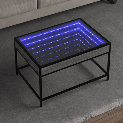 Konferenční Stolek S Infinity Led Šedý Sonoma