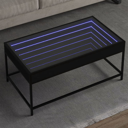 Konferenční Stolek S Infinity Led Šedý Sonoma