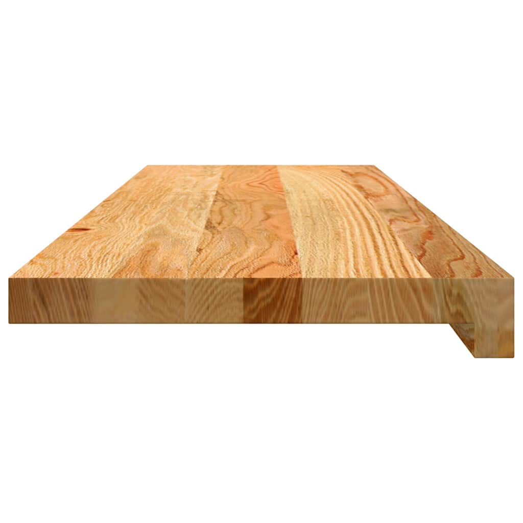 Nášlapy Na Schody 4 Ks Světle Hnědé 80X30X2 Cm Masivní Dub