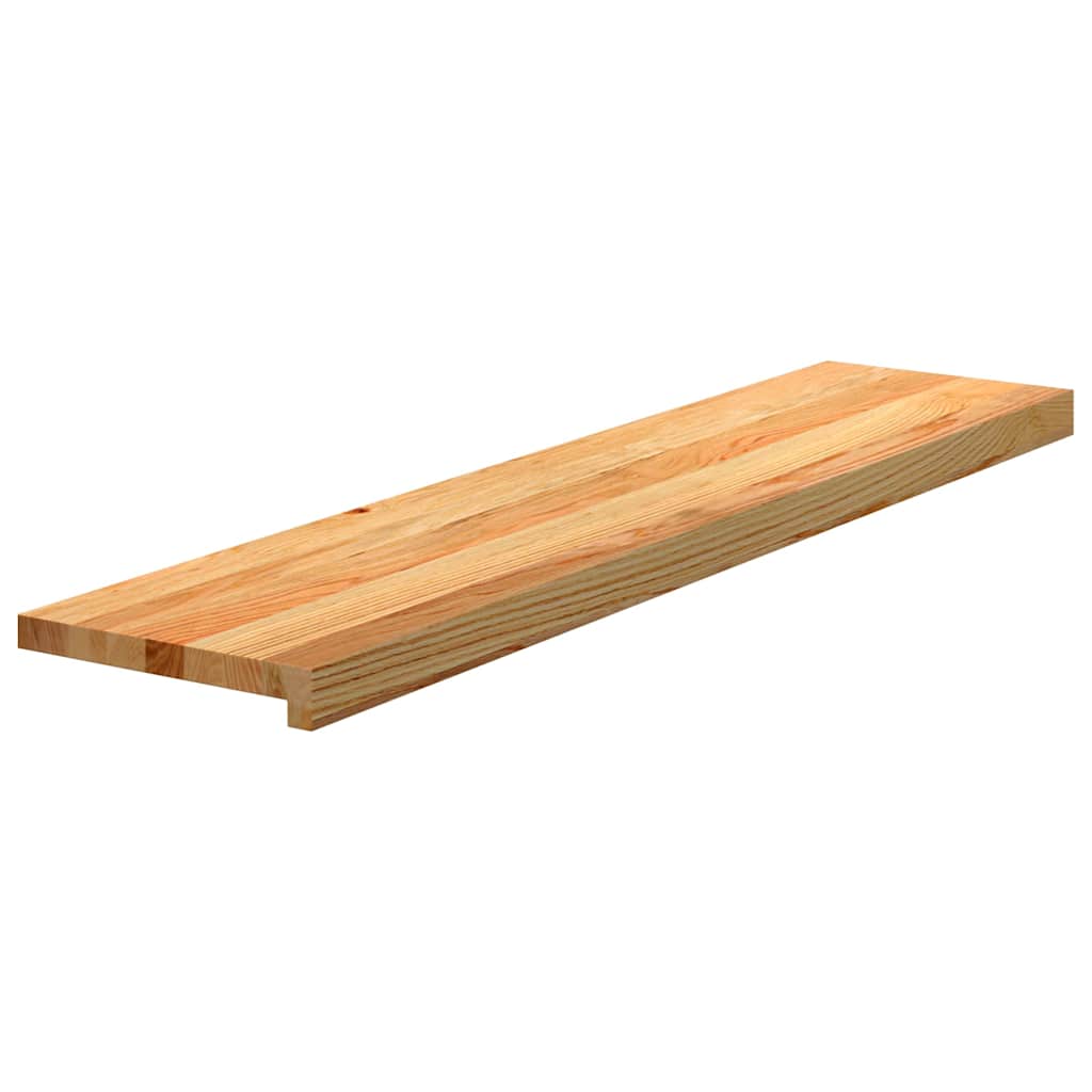 Nášlapy Na Schody 8 Ks Světle Hnědé 110X25X2 Cm Masivní Dub
