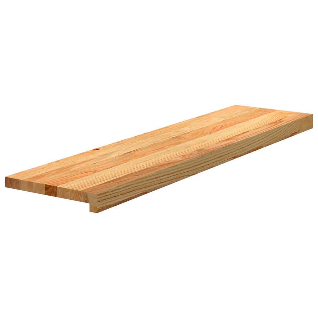 Nášlapy Na Schody 8 Ks Světle Hnědé 100X30X2 Cm Masivní Dub