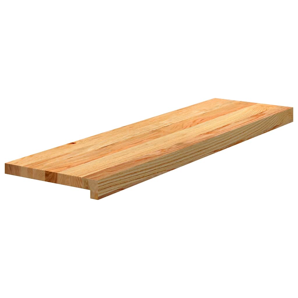 Nášlapy Na Schody 16 Ks Světle Hnědé 90X30X2 Cm Masivní Dub