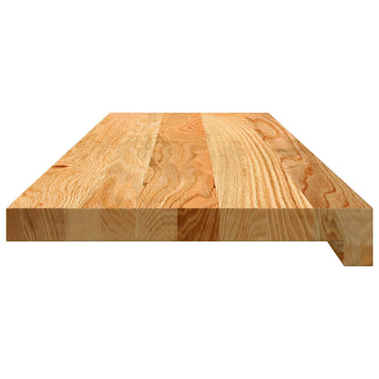 Nášlapy Na Schody 16 Ks Světle Hnědé 90X30X2 Cm Masivní Dub