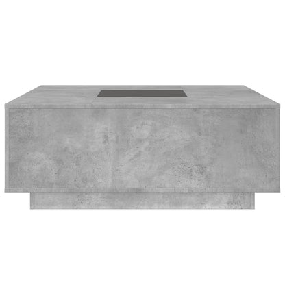 Konferenční Stolek S Infinity Led Betonově Šedý 100X100X40 Cm