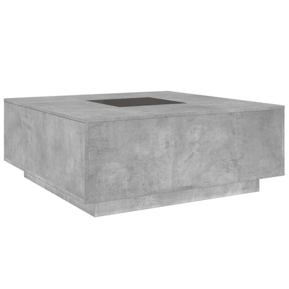 Konferenční Stolek S Infinity Led Betonově Šedý 100X100X40 Cm