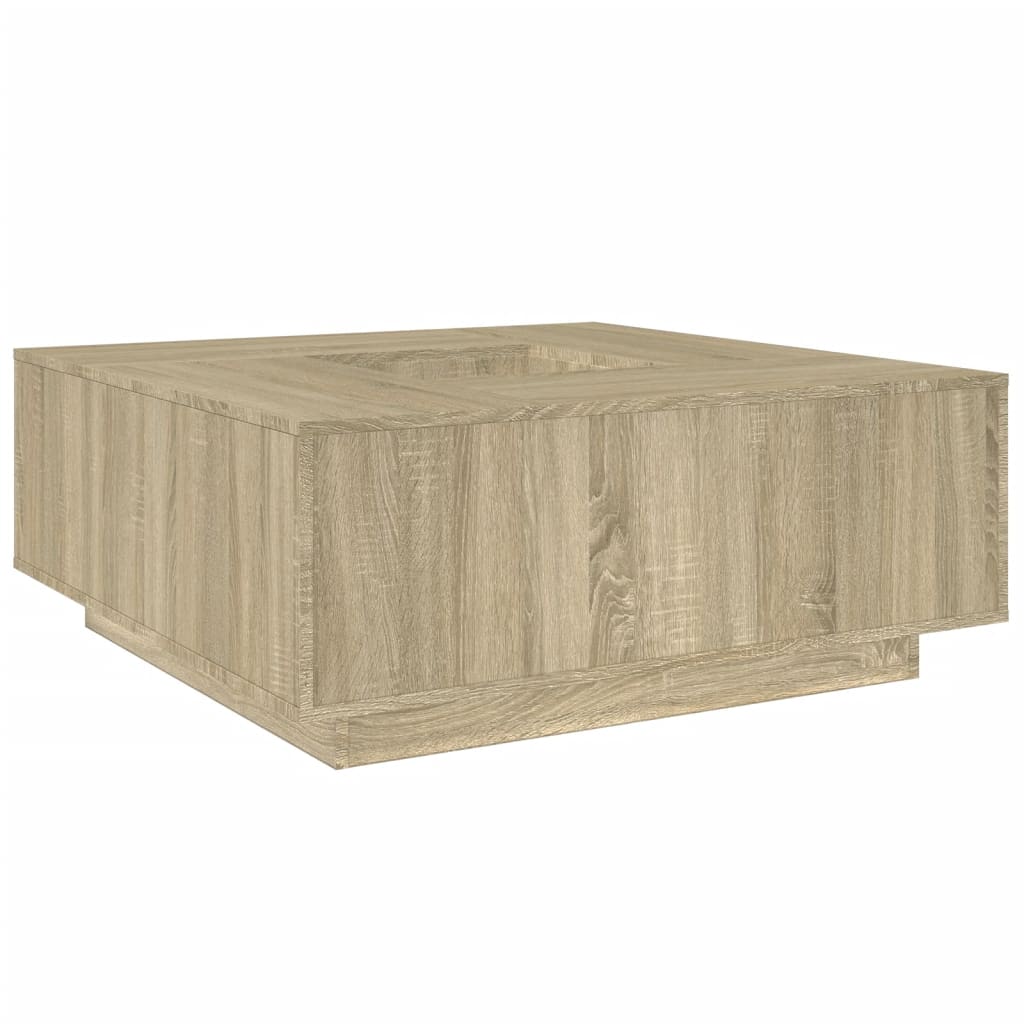 Konferenční Stolek 100X100X40 Cm Kompozitní Dřevo
