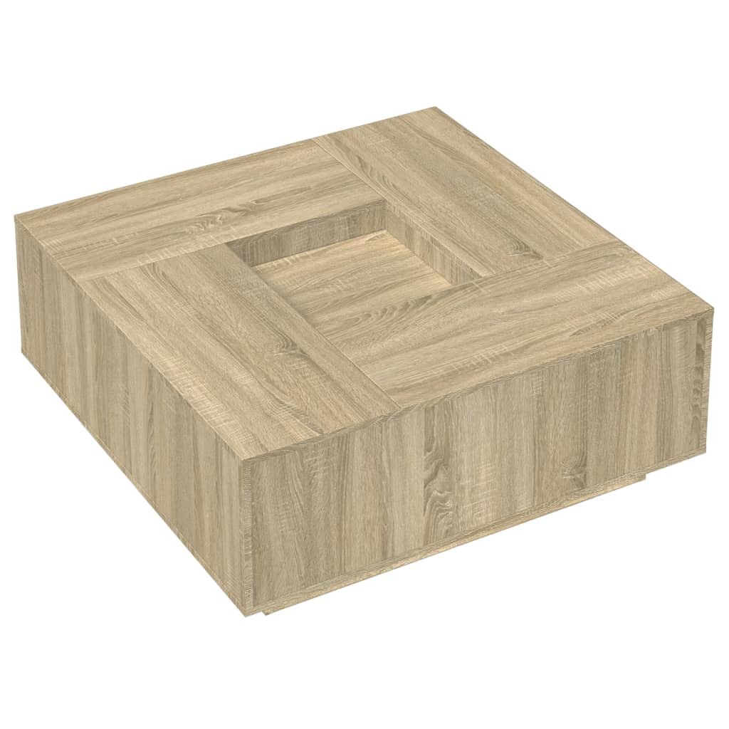Konferenční Stolek 100X100X40 Cm Kompozitní Dřevo