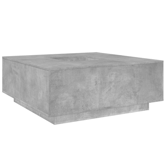 Konferenční Stolek Betonově Šedý 100X100X40 Cm Kompozitní Dřevo