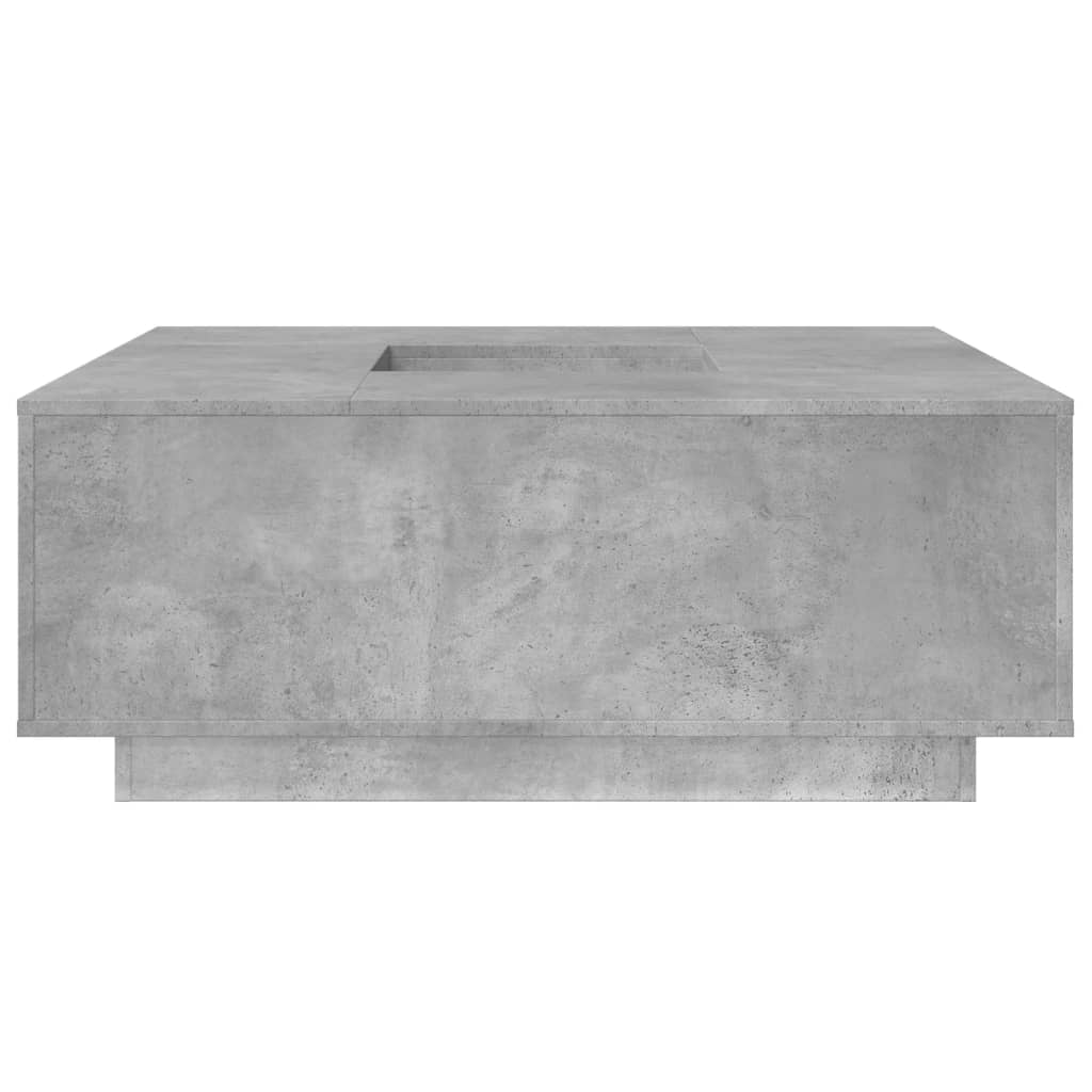 Konferenční Stolek Betonově Šedý 100X100X40 Cm Kompozitní Dřevo