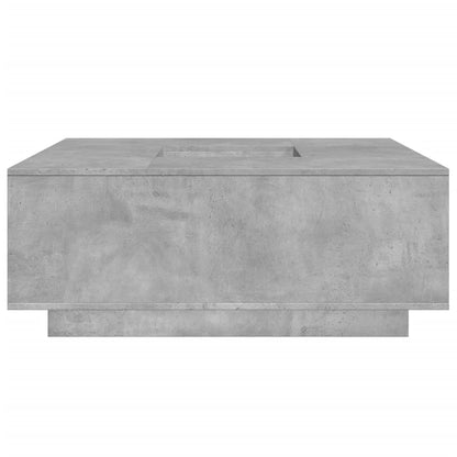Konferenční Stolek Betonově Šedý 100X100X40 Cm Kompozitní Dřevo