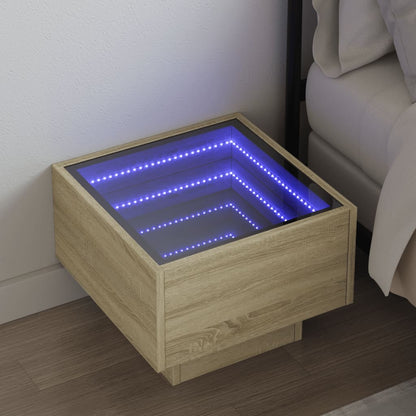 Noční Stolek S Infinity Led 40 X 40 X 30 Cm