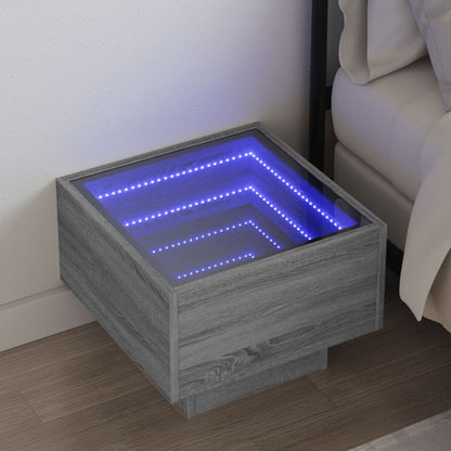 Noční Stolek S Infinity Led 40 X 40 X 30 Cm