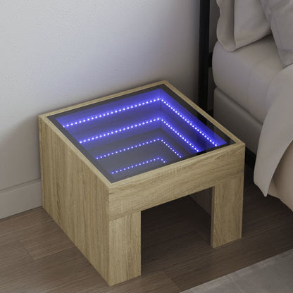 Noční Stolek S Infinity Led 40 X 40 X 30 Cm