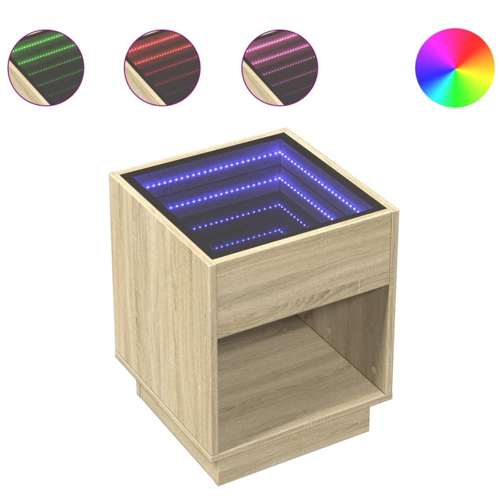 Noční Stolek S Infinity Led