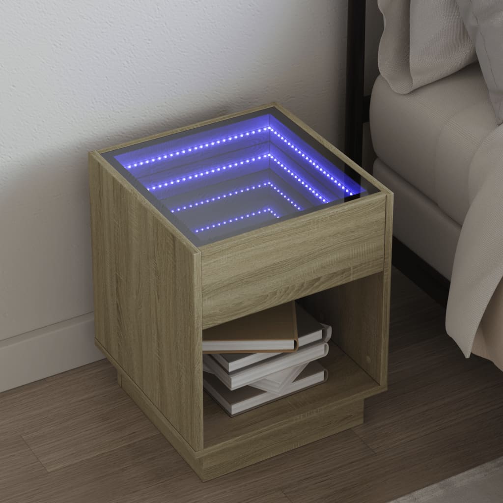 Noční Stolek S Infinity Led