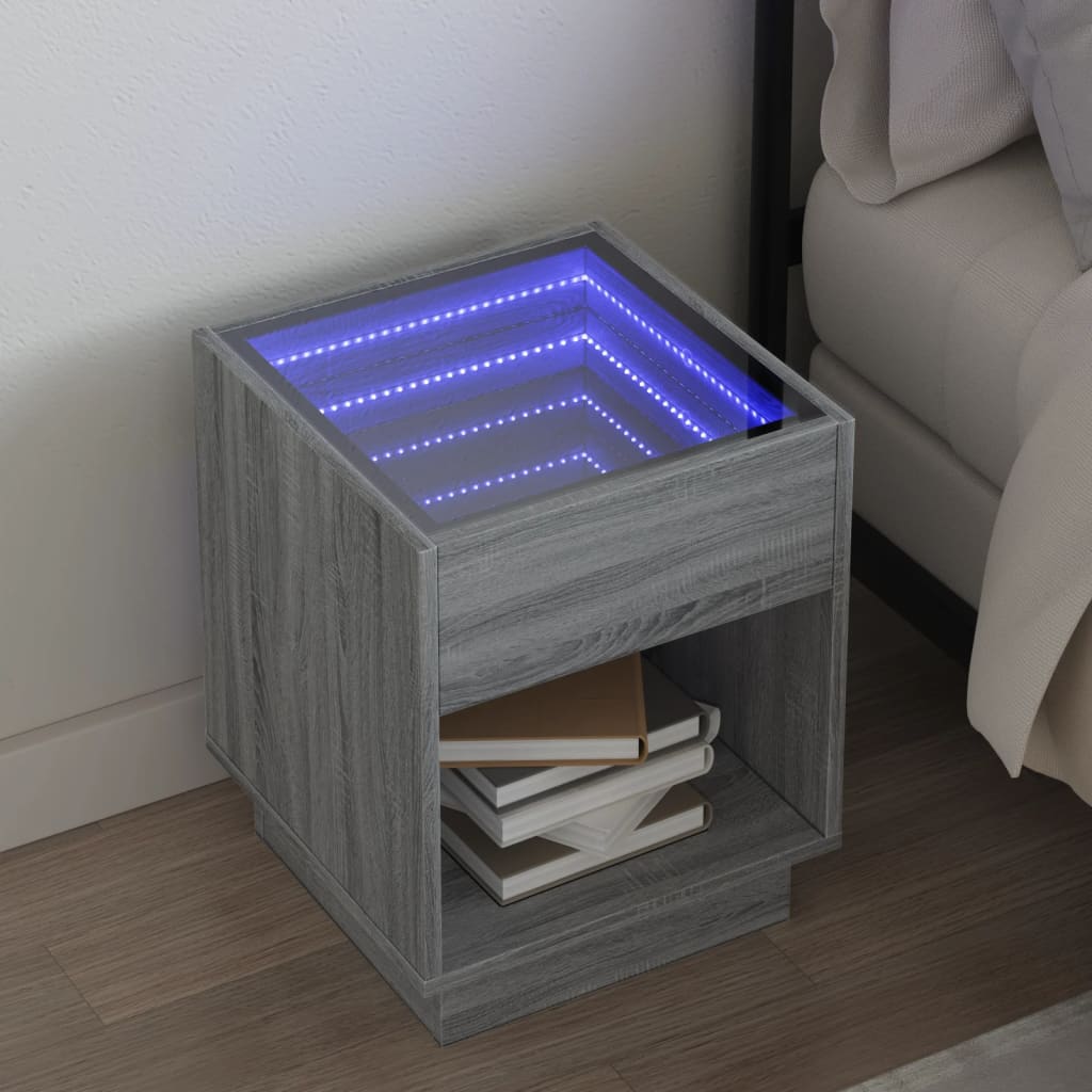 Noční Stolek S Infinity Led