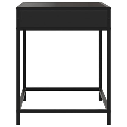 Noční Stolek S Infinity Led Černý 40 X 40 X 51 Cm