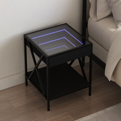 Noční Stolek S Infinity Led 40 X 40 X 49 Cm