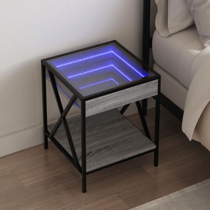Noční Stolek S Infinity Led 40 X 40 X 49 Cm