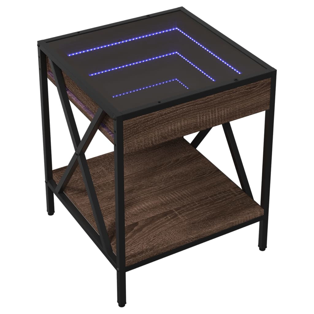 Noční Stolek S Infinity Led 40 X 40 X 49 Cm