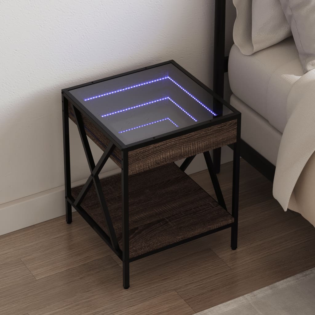 Noční Stolek S Infinity Led 40 X 40 X 49 Cm