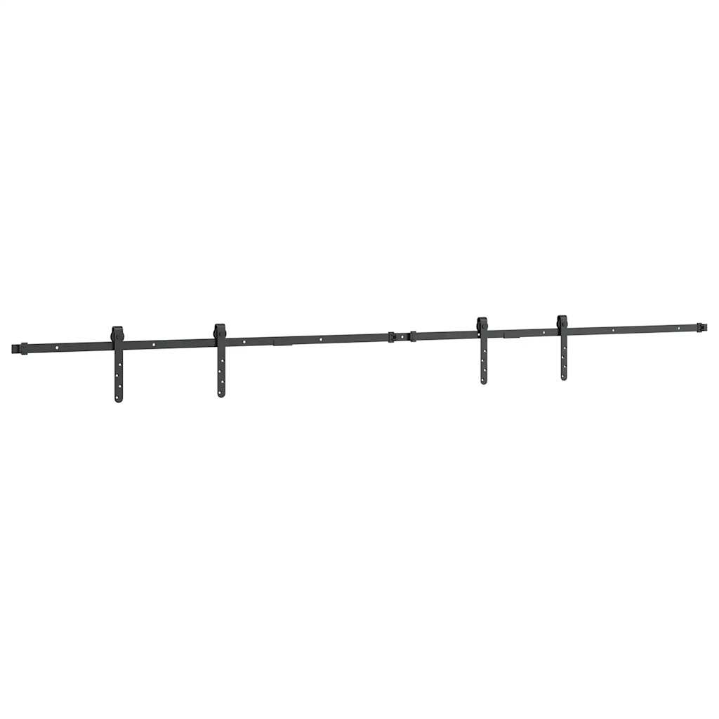 Kování Pro Posuvné Dveře Skříně 244 Cm Uhlíková Ocel