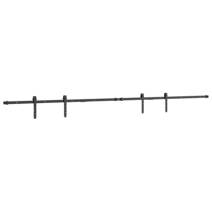 Kování Pro Posuvné Dveře Skříně 244 Cm Uhlíková Ocel
