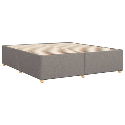 Rám Postele Bez Matrace Taupe 200 X 200 Cm Textil