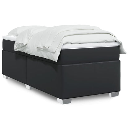 Box Spring Postel S Matrací Umělá Kůže