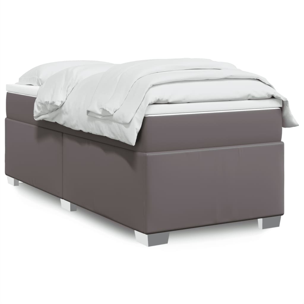 Box Spring Postel S Matrací Umělá Kůže